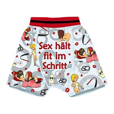 Tiwoca Boxershorts mit frechem Spruch–Unterhosen Einheitsgröße Geburtstagsgesck