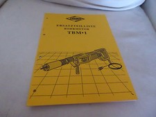 Original Ersatzteilliste