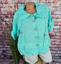 Damen Kurzjacke Bolero Shirt