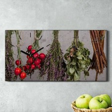 Wandkunst Leinwand Bild Uhr