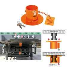 Diebstahlsicherung Sattelzug Sattelauflieger Königszapfen Schloss LKW Schutz