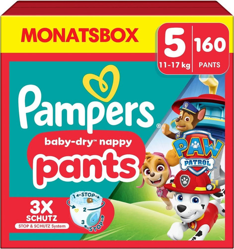 Pampers baby dry pants - pampers, paw