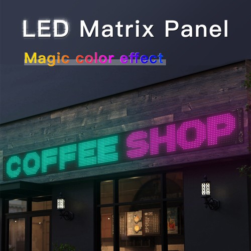 Led rgb display programmierbar - led,