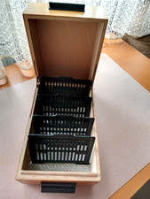 Karteikarten box aus Holz Din A6