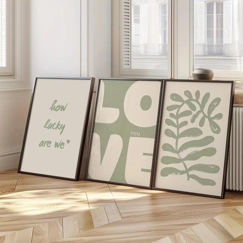 Poster set wandbilder abstrakt - set,