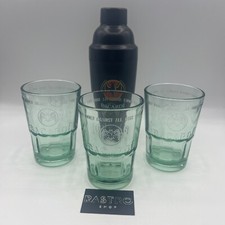 Bacardi Set - 3x Cocktail Glas + Shaker [Rum Bacardi Mixbecher Sammler]
