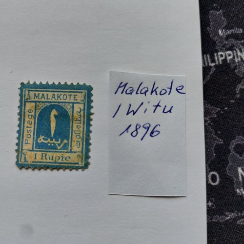 Briefmarke rupie witu - briefmarke,