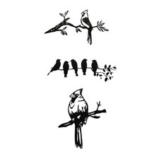 Metall Vogel Dekor Baum Dekor