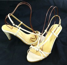 Sandalette Gr. 41 Creme Damen