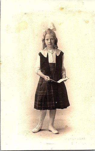 Rppc ansichtskarte mädchen - rppc,