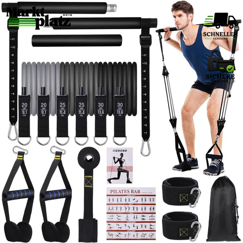 Pilates bar set - set, 6