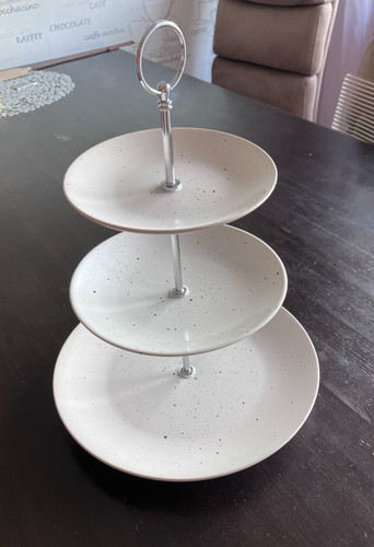 Etagere stöckig steingut - *,