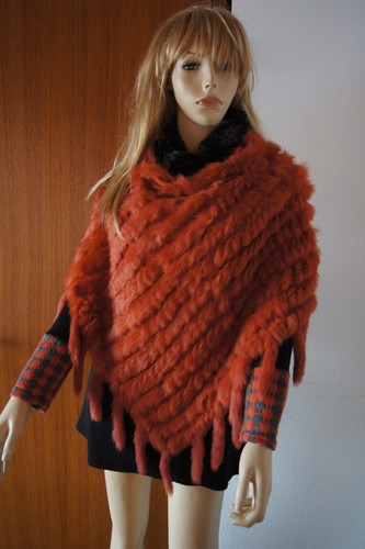 Fell cape kaninchen orange - cape,