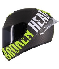 Broken Head Integralhelm BeProud Race Pro Carbon Grün L Neu Sonderangebot