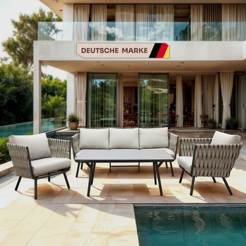 Lounge set alu gartenmöbel - set,