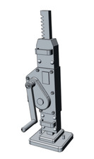 10x Stockwinden Hebevorrichtung Wagenheber 1:87 Modell Bausatz 3D Druck DDR GDR