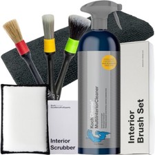 Koch Chemie Multi Interior Cleaner 750 ml Set + Interior Scrubber, Pinsel & Tuch