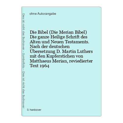 Die bibel - bibel, merian