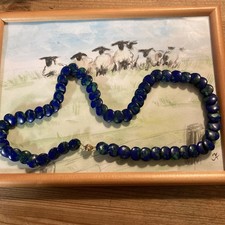 Azurit-Malachit Collier,585er