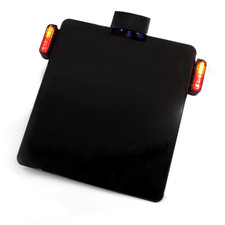 Kennzeichenhalter 180x200 DE mit LED Blinker Rücklicht 3in1 für Harley Sportster