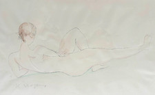Rudolf grossmann reclining - rudolf, "reclining
