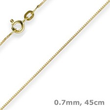 0.7mm fine Venetian chain real