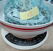 900 g Orchideen Granulat Orchidee Substrat Colomi gebraucht helltürkis bunt   12