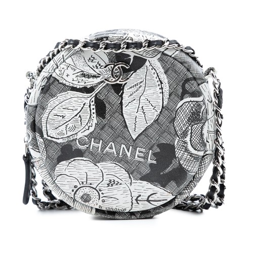 Chanel calfskin floral - cc,