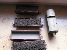 Piko H0, 5 offene Güterwagen