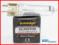 DEDOLIGHT DL200THR QUARZLEUCHTE MIT KERAMIKSOCKEL / LAMPE 200W 3200K KUNSTLICHT