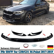 PERFERMANCE OPTIK Spoilerlippe Für BMW 5er G30 G31 M-Paket Frontspoiler Schwarz