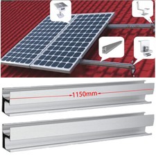 Befestigungssystem Ziegeldach Solar Solarmodul Alu Halterung Montageschiene 115