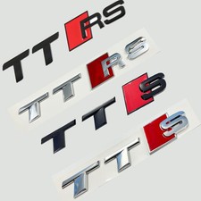 Für Audi TT RS TTS Schriftzug Embleme Aufkleber Logo Flache Badge Car Auto NEW