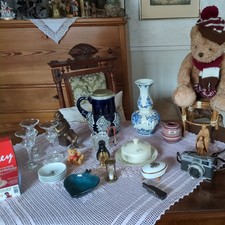 Kiste Trödel  Flohmarkt Artikel Rosenthal, delft, Canon usw