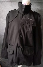 Herren Mantel Jacke CIPO BAXX Gr. XL Schwarz Elegant 