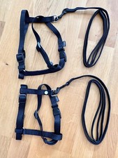 2 X Stabiles Nylon H- Geschirr für Katze / Hund Travel Anione Elastische Leine