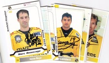 11 x Krefeld Pinguine - Eishockey - Autogrammkarten -  signiert - !!!
