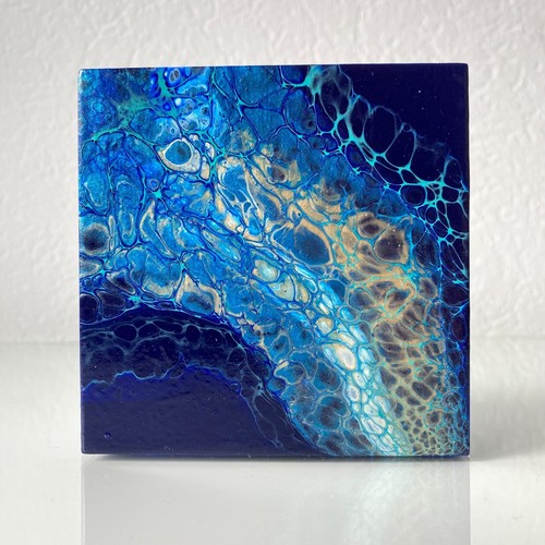 Acryl pouring 10x10cm fluid - pouring,