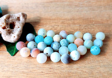 30 Edelsteinperlen Blumen