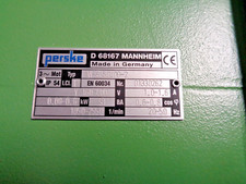 1 x Perske Elektromotor VFS 50.09-2