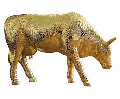 Mira moo gold cowparade - mira,