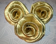 30 x gold XXL Krepprosen