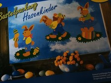 Bastelvorlage hasenkinder - bastelvorlage,