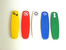 Lego Duplo Eisenbahn /  5 Codestein für die Push & Go Lok