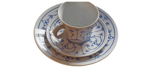 Jäger kaffeegedeck blau saks - blau,
