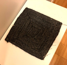 Teppichfliesen / Maisstroh / Blau / 30 x 30 cm / 30 Stk.