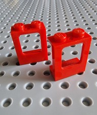 Lego City Flugzeug Fenster Rot