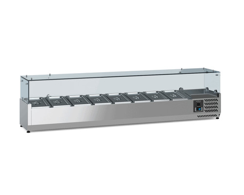 Aufsatzvitrine 1 4gn - x, 1/4gn