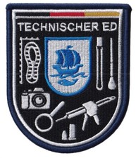 Polizei Klett Spurensicherung Bremerhaven / Patch Police CSI Crime Scene Unit