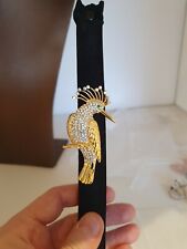 Brosche "Vogel" Messing